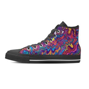 Psychedelic Face Men’s High Top Shoes